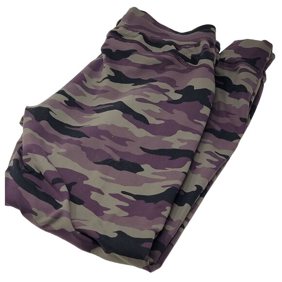 Zyia Active‎ Jogging Workout Pants Size Small Camo Print Cuffed Ankle Leggings - Picture 1 of 8